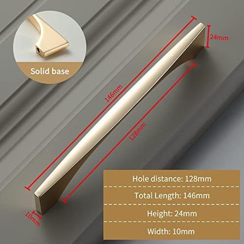 GSH 2022 New Hot Matte Zinc Alloy Nickel Brushed Kitchen Cabinet Handle Furniture Handle Bathroom Cabinet Handle