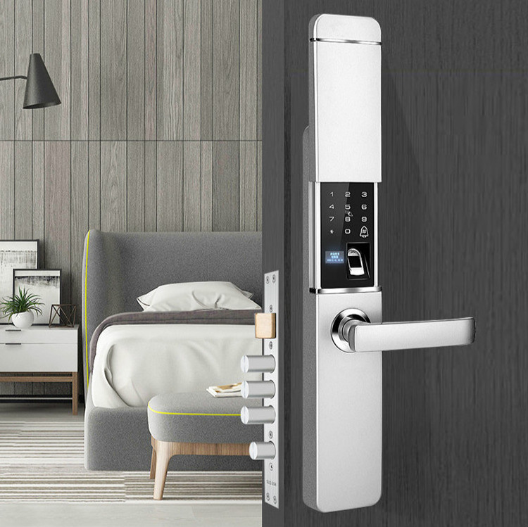 High Security Anti Theft Smart Lock Door Thumbprint Biometric Intelligent Electronic Fingerprint WiFi Lock Door Lock