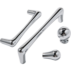 brass silver bright chrome Exquisite American  pull handle for home kitchen door drawer cabinet  wholesale