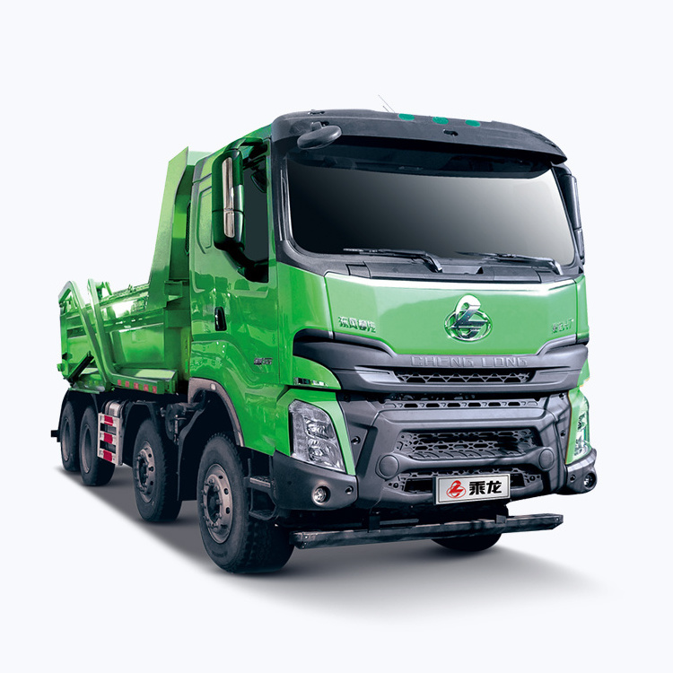 Huanyu auto Low Price Original chenglong Brand 12 wheels ride on big yellow 8x4 dump truck New 8x4 Dump Truck On Hot Sale