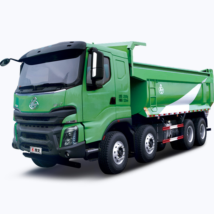 Huanyu auto Low Price Original chenglong Brand 12 wheels ride on big yellow 8x4 dump truck New 8x4 Dump Truck On Hot Sale