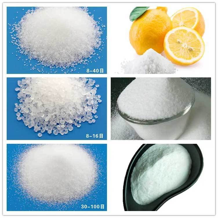 Citric Acid Anhydrous Food Grade Cas No 77-92-9 Lemon Acid Anhydrous Citric Acid