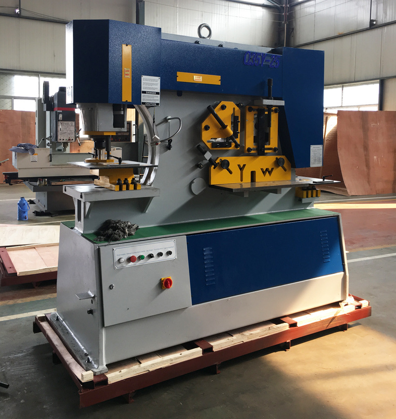 Hydraulic Punching Shear For Steel Pipe Q35Y-25 ironworker machine