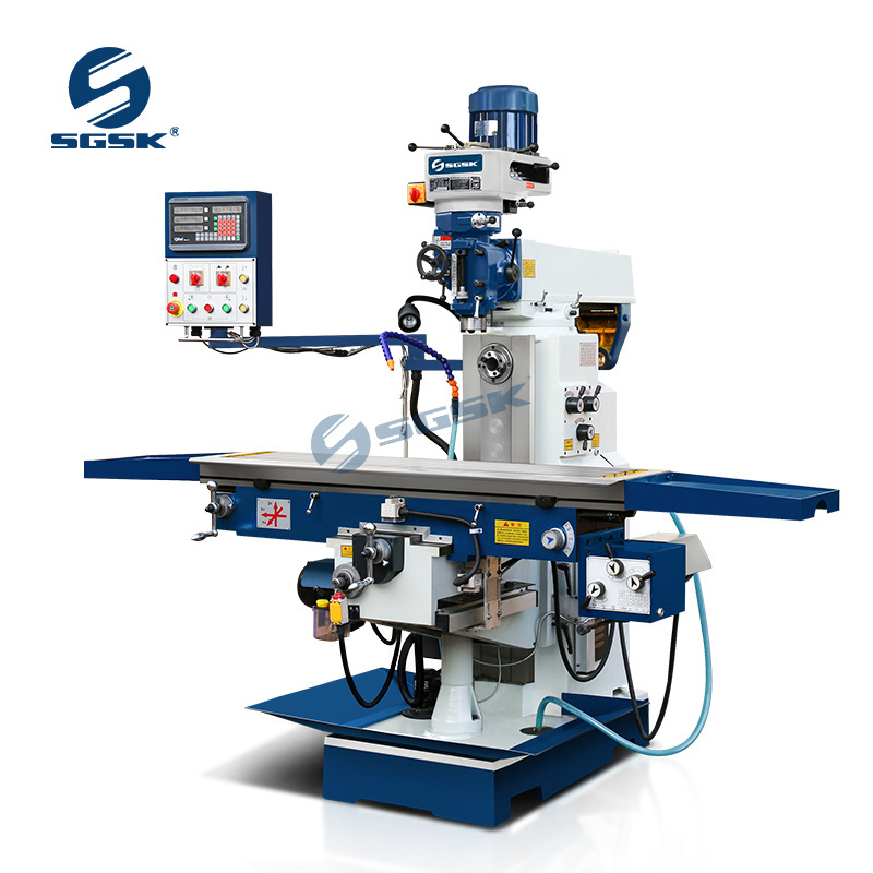 Metal dental turret milling machine X6328 auto feed digital readout vertical metal milling machine