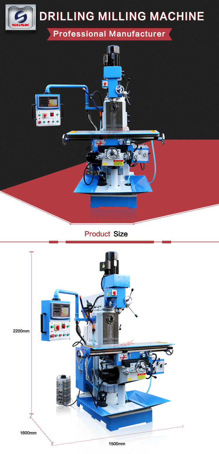 ZX6350A drilling milling machine mini mill drill precision machine