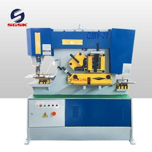 Hydraulic Punching Shear For Steel Pipe Q35Y-25 ironworker machine