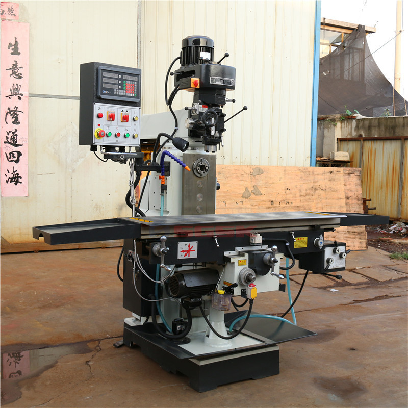 Metal dental turret milling machine X6328 auto feed digital readout vertical metal milling machine