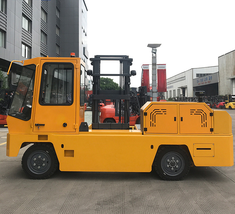 DIESEL side loader 6000kg forklift truck with Yanmar engine