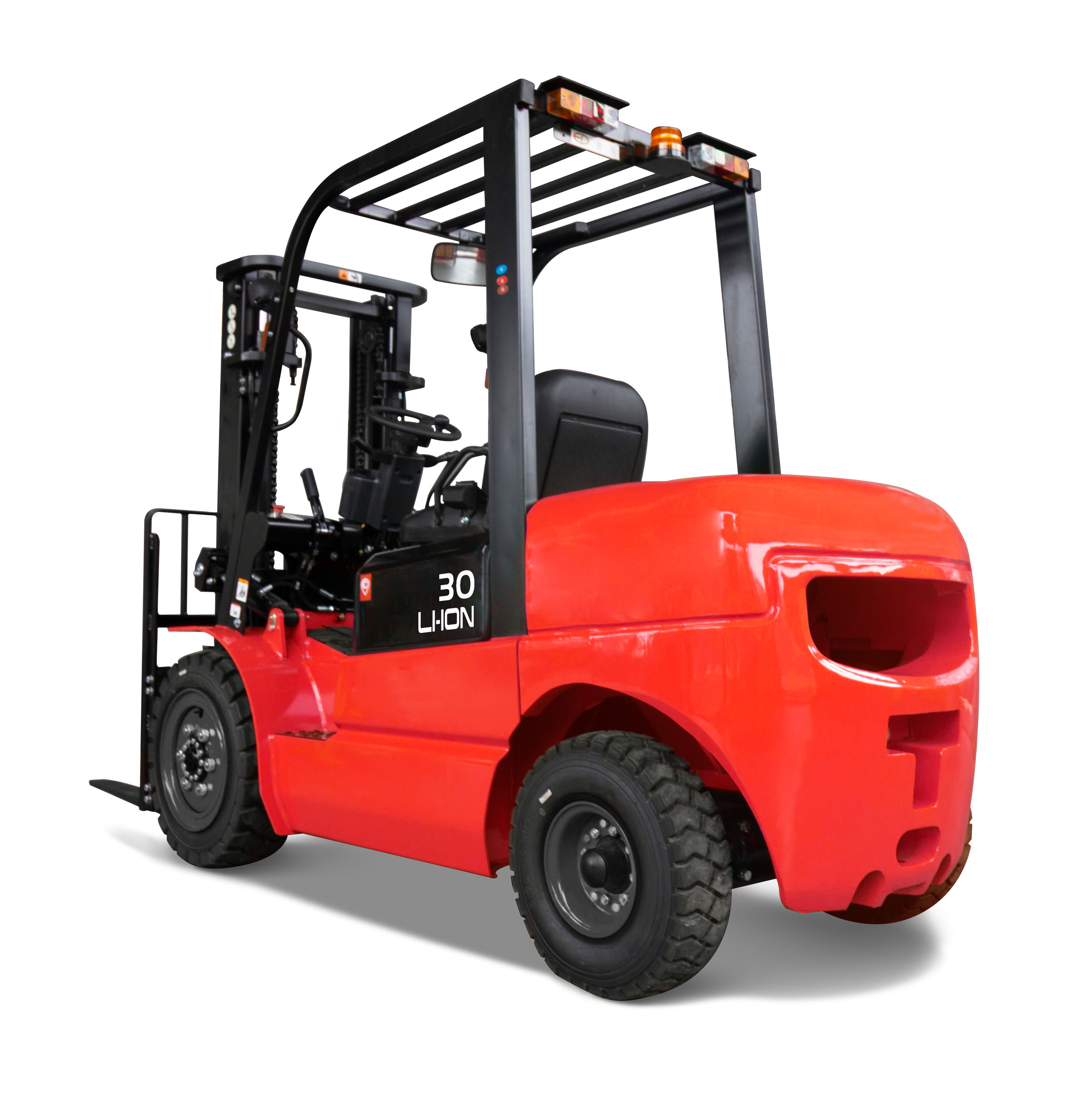 3 ton 3.5 ton li-ion lithium battery electric forklift with solid tire and optional cab