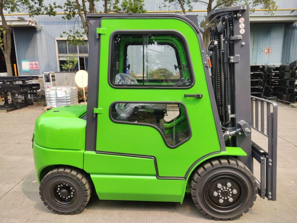 3 ton 3.5 ton li-ion lithium battery electric forklift with solid tire and optional cab