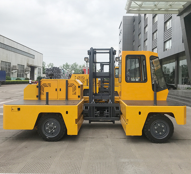 DIESEL side loader 6000kg forklift truck with Yanmar engine