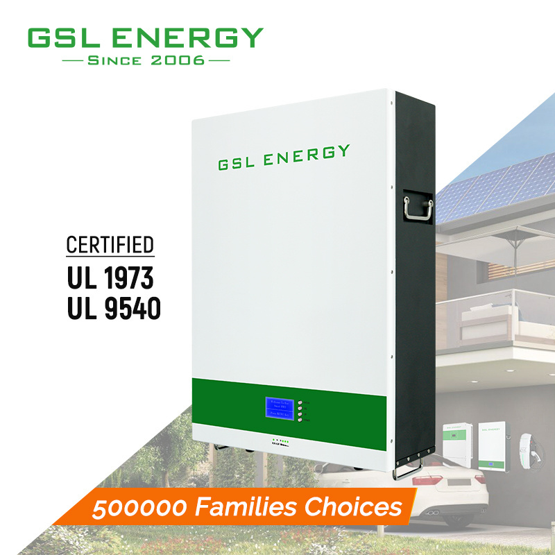 GSL ENERGY bms board 48v 100ah 200 ah lifepo4 batterie 5kw 10kw lithium battery pack 10kwh lithium ion battery tesla powerwall