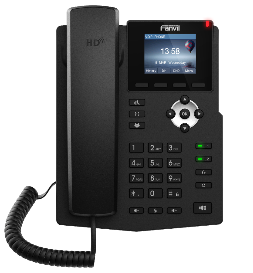 Fanvil wifi sip phone two line telephone SIP IP Phone support POE and SIP X3S/X3SP Fanvil X303P