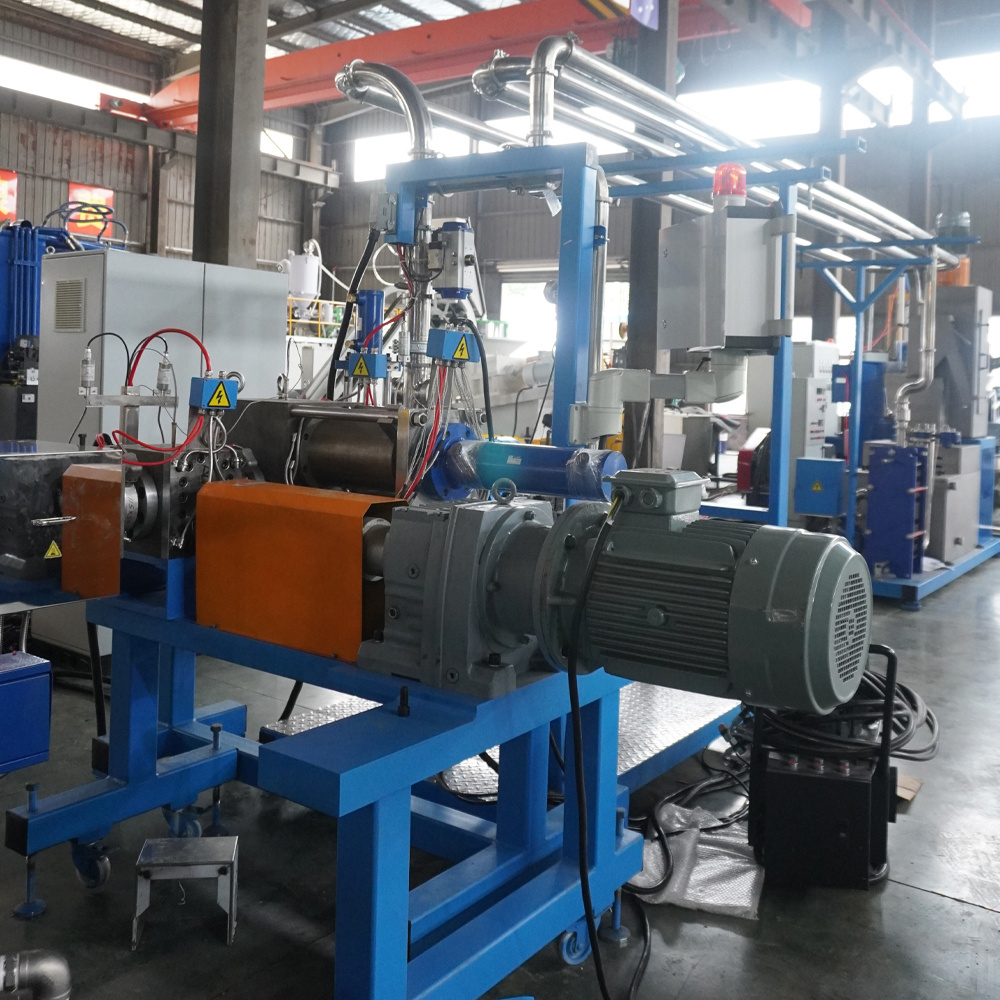 PE PP EVA TPU TPR TPE Pelletizing Machinery Recycled Plastic Granulator Extruder Plastic Raw Material Making Machine