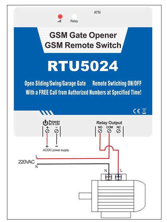 RTU5024 GSM Wireless Remote Control Relay Switch