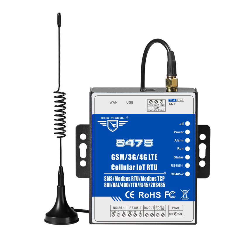 Cellular IoT RTU Ethernet RJ45 BTS Monitoring Remote Smart PLC S475