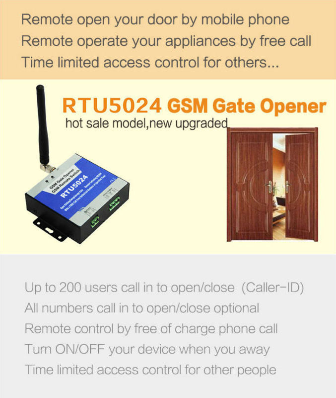 RTU5024 GSM Wireless Remote Control Relay Switch