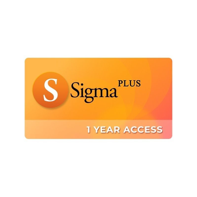 Sigma Plus 12month Activation Full pack for Sigma box