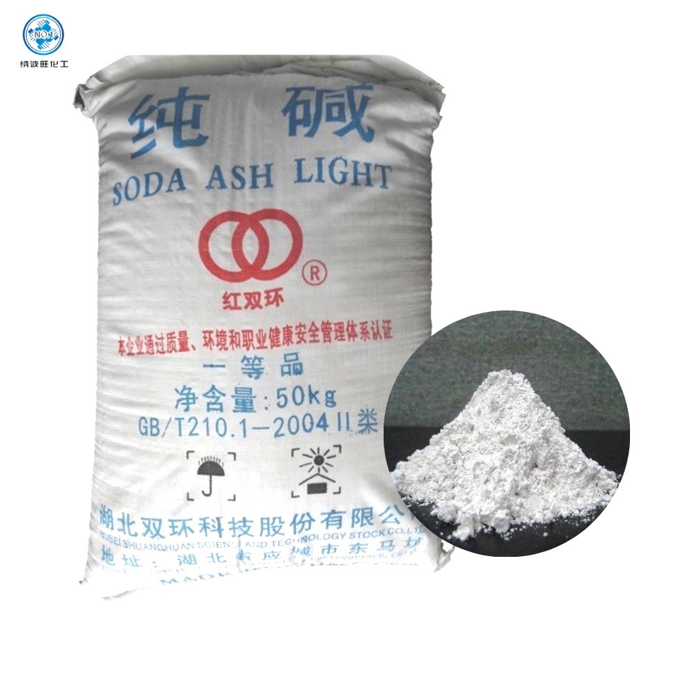 Sodium carbonate Na2co3 formula crystals for manufacturer sale price Soda ash for Textile