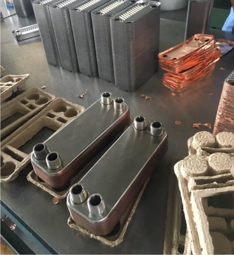 Nuochen High Pressure Heat Exchanger Brazed Copper Heat Exchanger