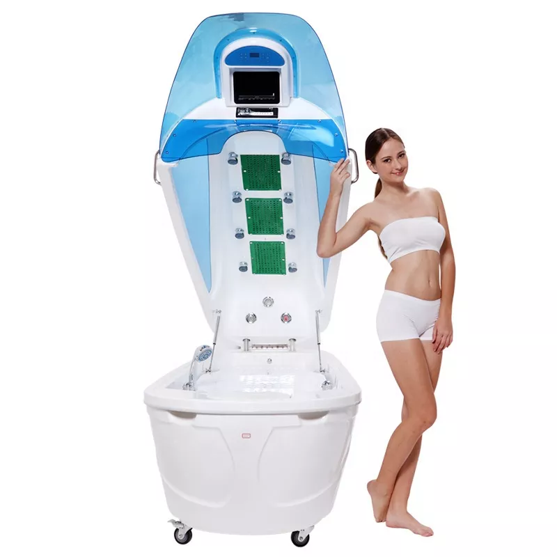 Hottest Hyperbaric Oxygen Chambe Slimming LED Light Therapy Relax Hydro Massage Infrared Steam Shower Ozone Sauna Spa Capsule