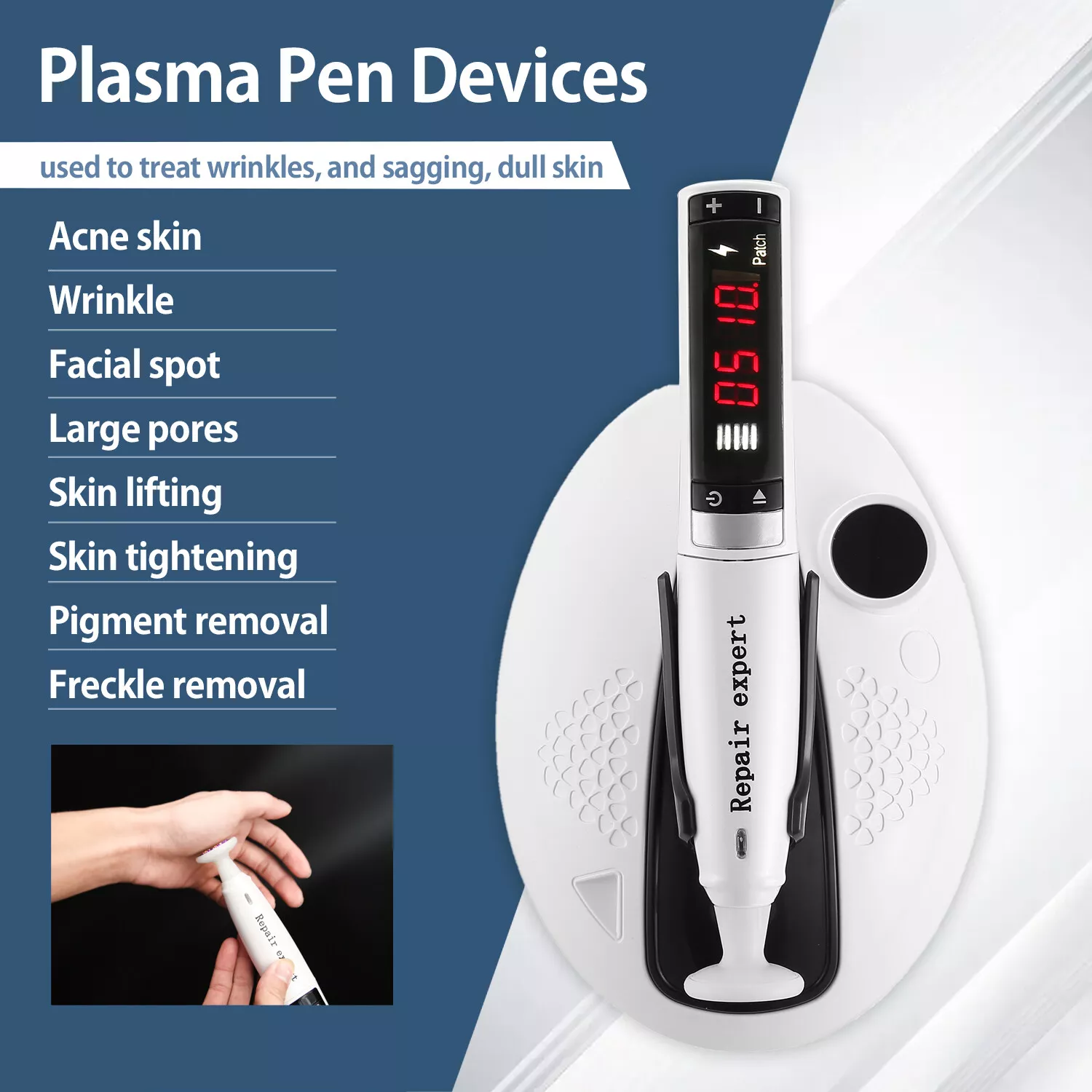 Spot Tag Mole Ance Remover Treatment Plasma Lift Lifting Jet Ozone Cold Fibroblast  Plasma Pen Professional Cold Plasma Machine