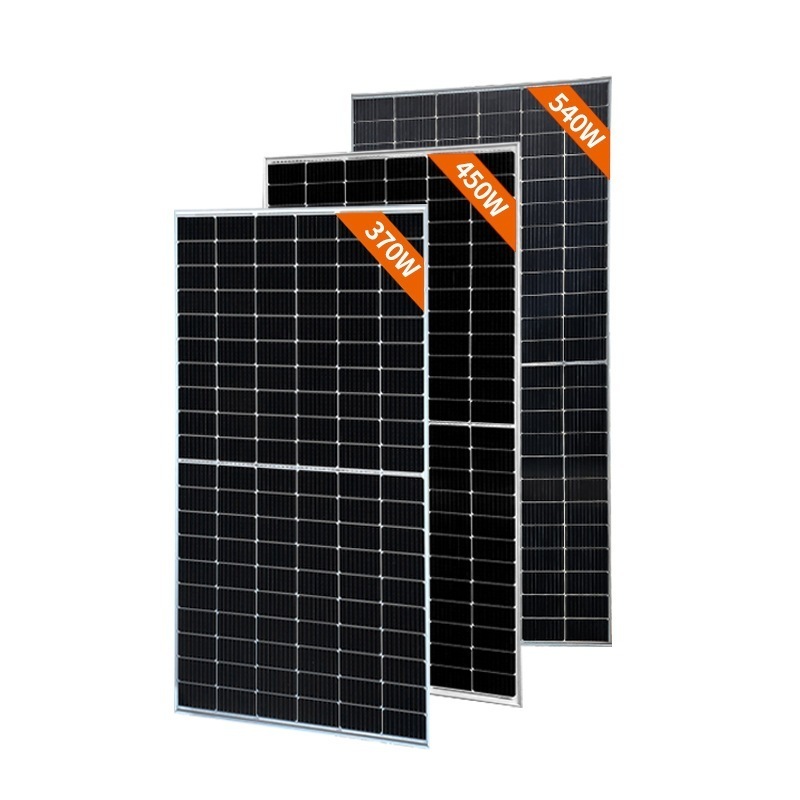 Solar And Photovoltaic Panel Installation 250w 420w Commercial 72cell Shiingled Solar Panel