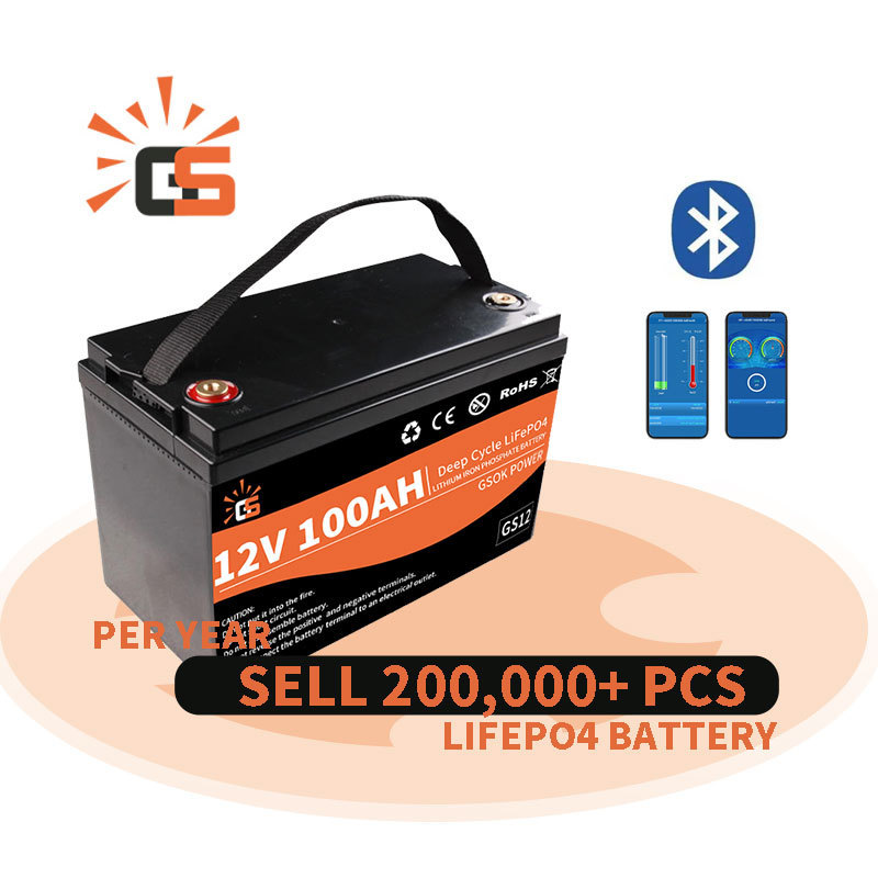 12v 100ah 150ah 200ah 280ah 24v 300ah rv boat start marine lifepo4 lithium battery pack