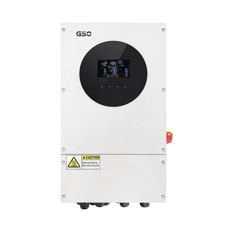 5KW 6kw 8kw 10kw 12kw 15kw DC 48V to AC 230V MPPT 5000w hybrid on grid solar inverter with lifepo4 battery