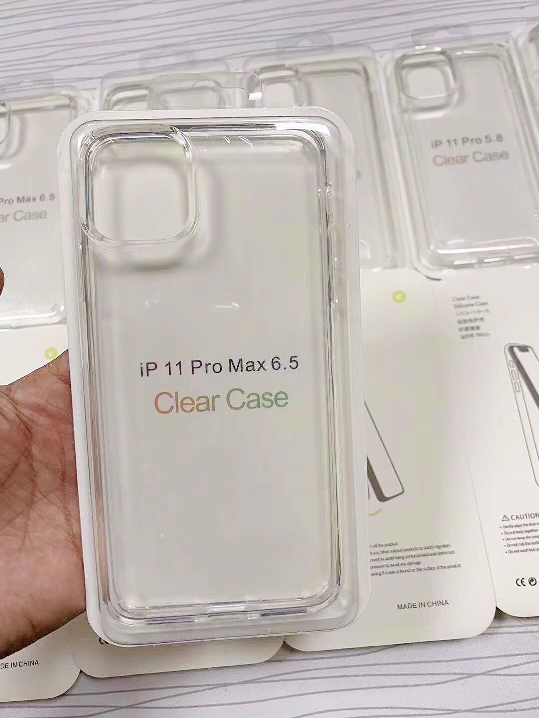 1.5MM PC TPU Shockproof Hard Acrylic Clear Phone Case Bulk Wholesale For iPhone 11 12 13 14 15 16 Pro Max Phone Cases