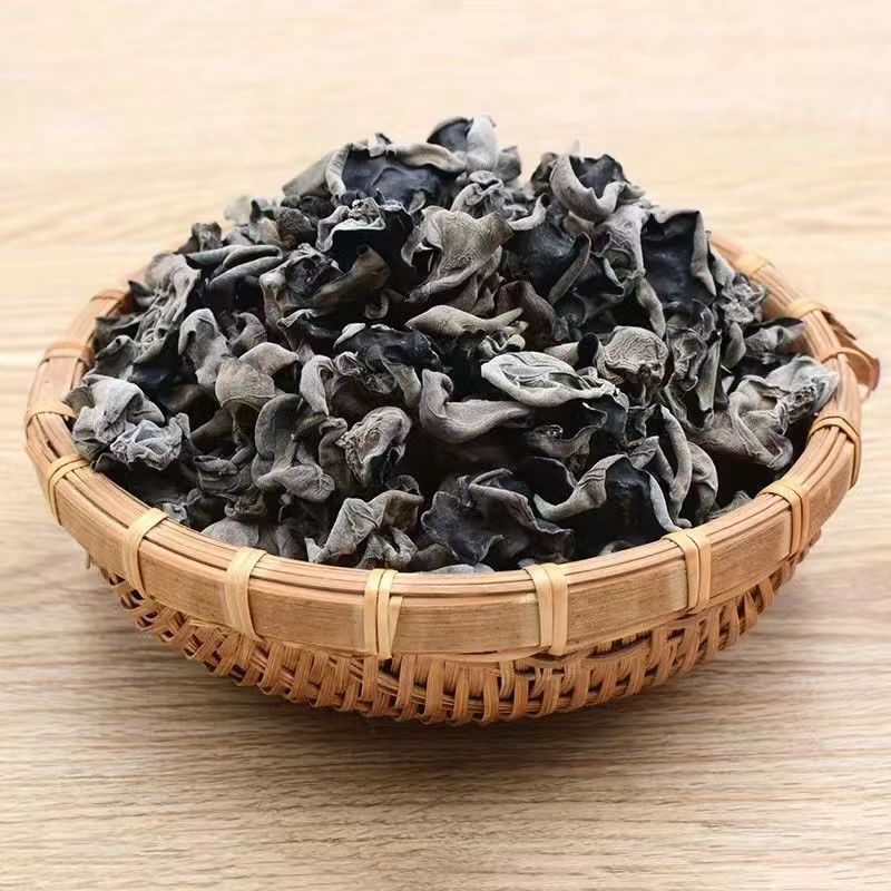 Dried Tree Ear Mushrooms Dried Black Fungus Mushroom Dried Black Fungus Small Black Wood Ear Agaric Fungus