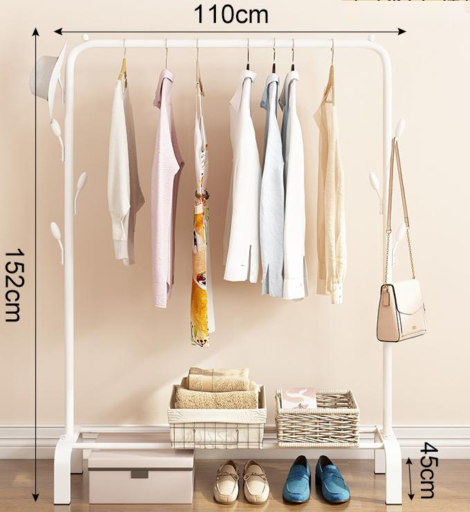 Hot-selling Clothing Rack for Hanging Clothes Coats Skirts Shirts Sweaters High Quality Easy to Assemble Removable Cloth Rack