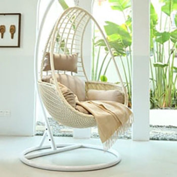 2 person double swing indoor living room single rattan rocking swing chair