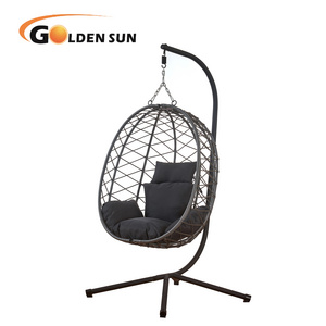 Best Selling Customized New Fashion Ergonomic Design Elegant Leisure Reduce Fatigue Patio Garden Hanging Swing Egg Chair Hammock