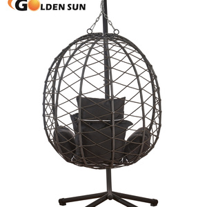 Best Selling New Design Online Selling Powder Coated Super Comfortable Elegant Leisure Foldable Hammock Swing Egg Chair