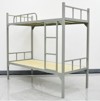 Heavy duty industrial free sample cheap wholesale home furniture customizable metal steel double layer bunk beds for adult