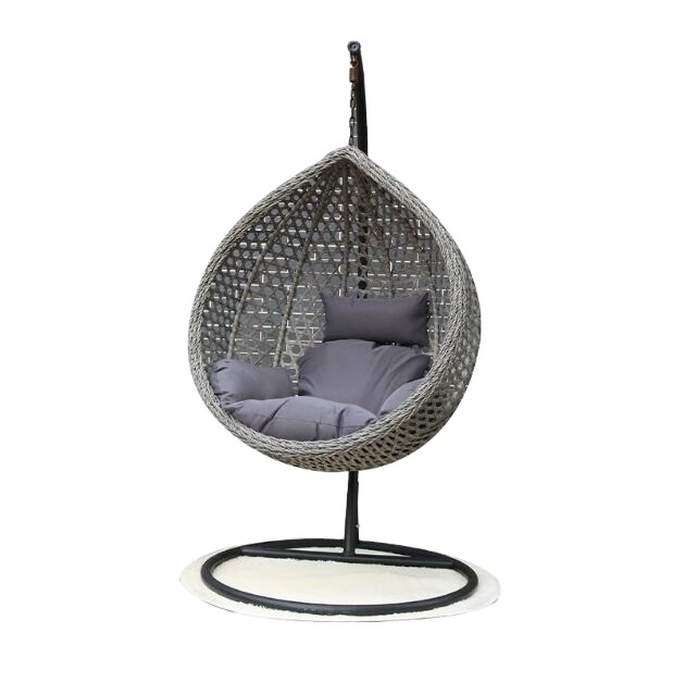 Indoor Hanging Basket Chair Outdoor Double Seat Garden  Standing Leisure Rattan Home Hanging Swing Chairs