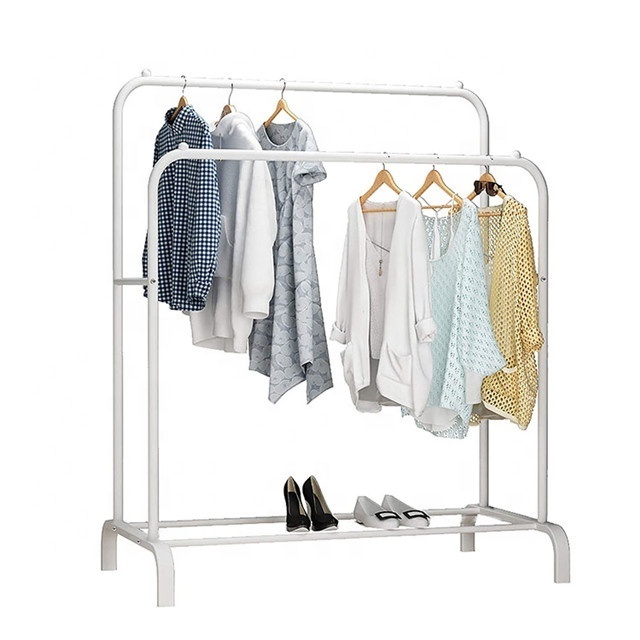 Commercial Simple Garment Rack  Heavy Duty Metal Clothes hanging Rack