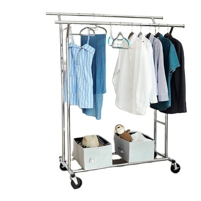 Fashion design Metal Frame display Clothes Rack