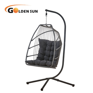 Latest Customer Designed Antique Metal Northern European Style Modern Foldable Structure Single Size Swing Chair