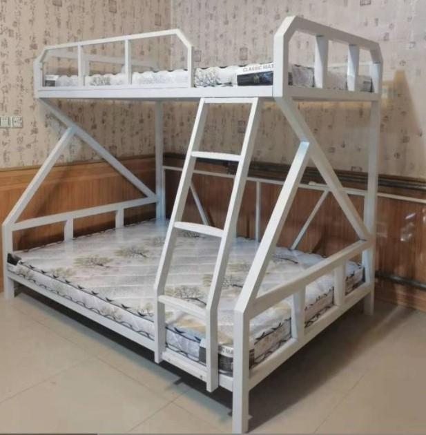 Wholesale school dormitory double cheap steel twin metal loft bunk bed for adults