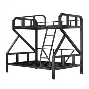 Wholesale school dormitory double cheap steel twin metal loft bunk bed for adults