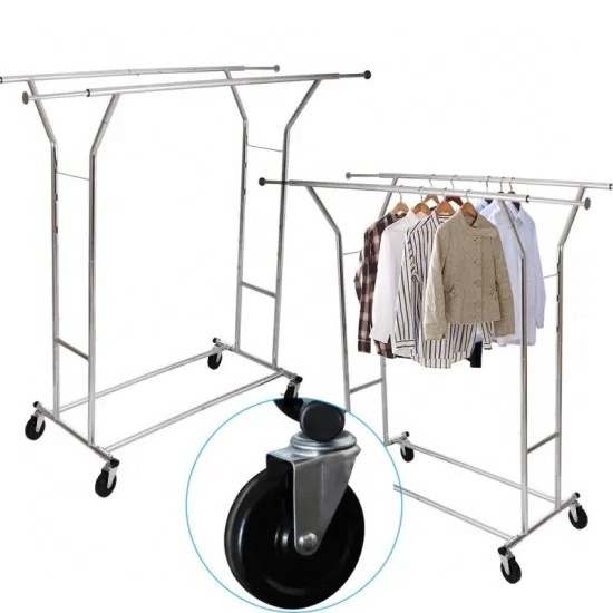 Fashion design Metal Frame display Clothes Rack