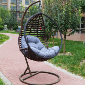 hot sell ceiling swing chair rattan rocking  living room outdoor hanging rattan egg wicker patio swing chair