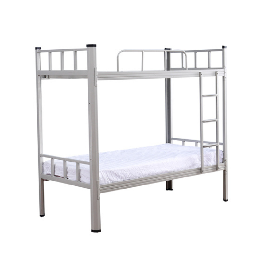 Heavy duty industrial free sample cheap wholesale home furniture customizable metal steel double layer bunk beds for adult