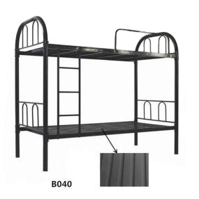 Free sample bedroom furniture adult steel iron metal  king size single fashion bunk bed prices