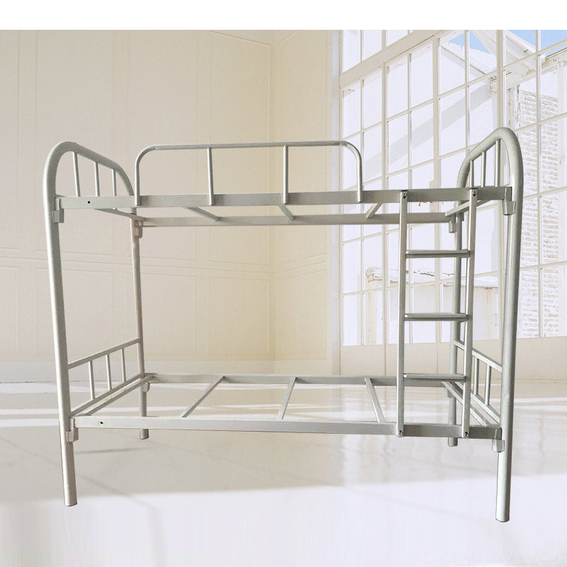 Detachable strong structure Steel Bed Frames Single Double Metal Bunk Beds Single Thin Foam Metal Bunk Bed Mattress Cheap Price