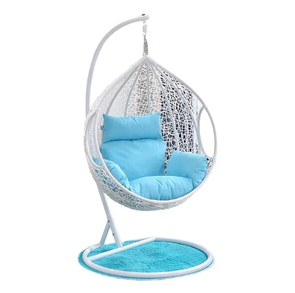 Indoor Hanging Basket Chair Outdoor Double Seat Garden  Standing Leisure Rattan Home Hanging Swing Chairs