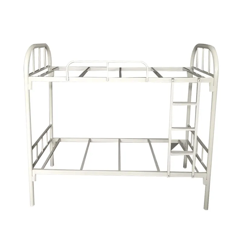 Detachable strong structure Steel Bed Frames Single Double Metal Bunk Beds Single Thin Foam Metal Bunk Bed Mattress Cheap Price