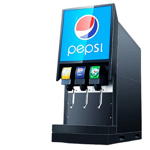 Commercial 4 Flavors Carbonated Beverage Fountain Soda Drinks Cola Machine/ Cool Soft Sparkling Drink Dispenser